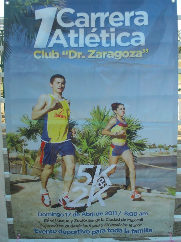 Convocatoria 1era. Carrera Atlética Club Dr. Zaragoza.