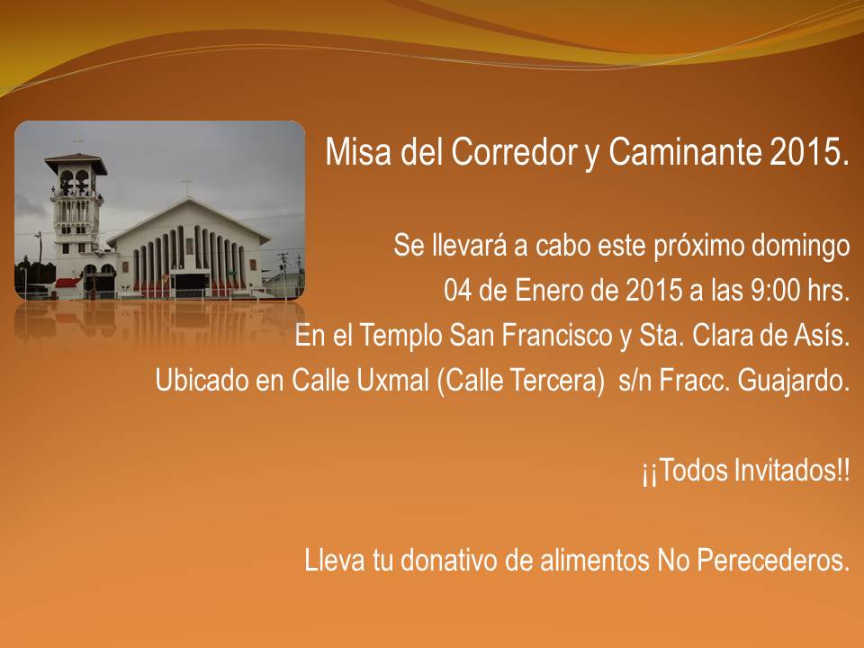 Entrega de Calendario Atlético 2015 y Misa del Corredor.