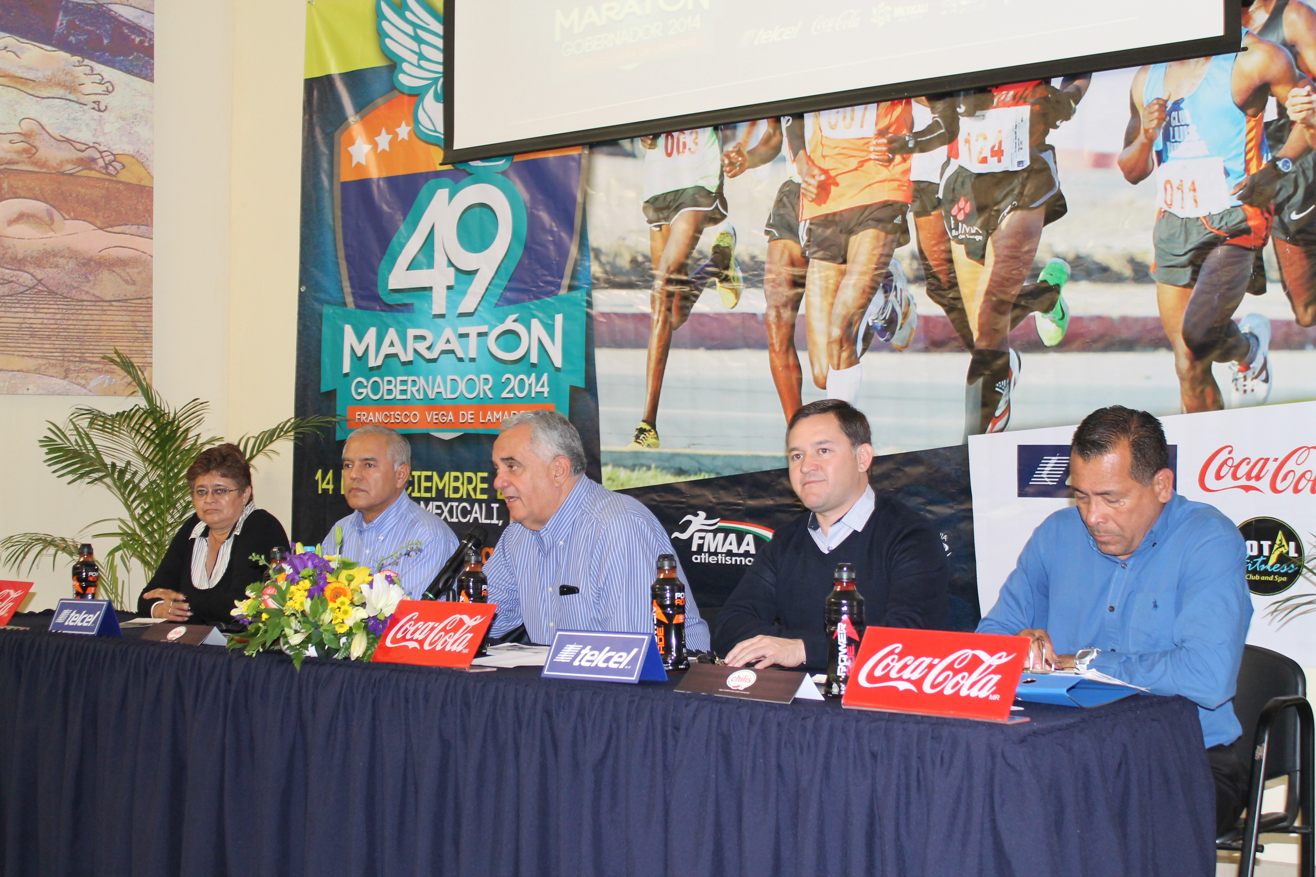 Rueda de Prensa «49 Maraton Gobernador» Mexicali B.C.