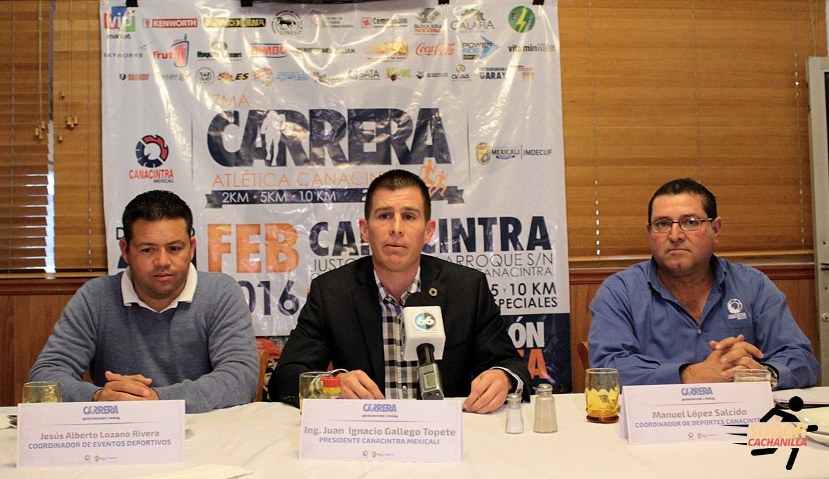 Rueda de prensa 7ma Carrera Atlética CANACINTRA 2016