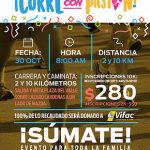 3ra. Carrera Atlética Corre con Pasión 10 y 2 Km. (30/10/2016)