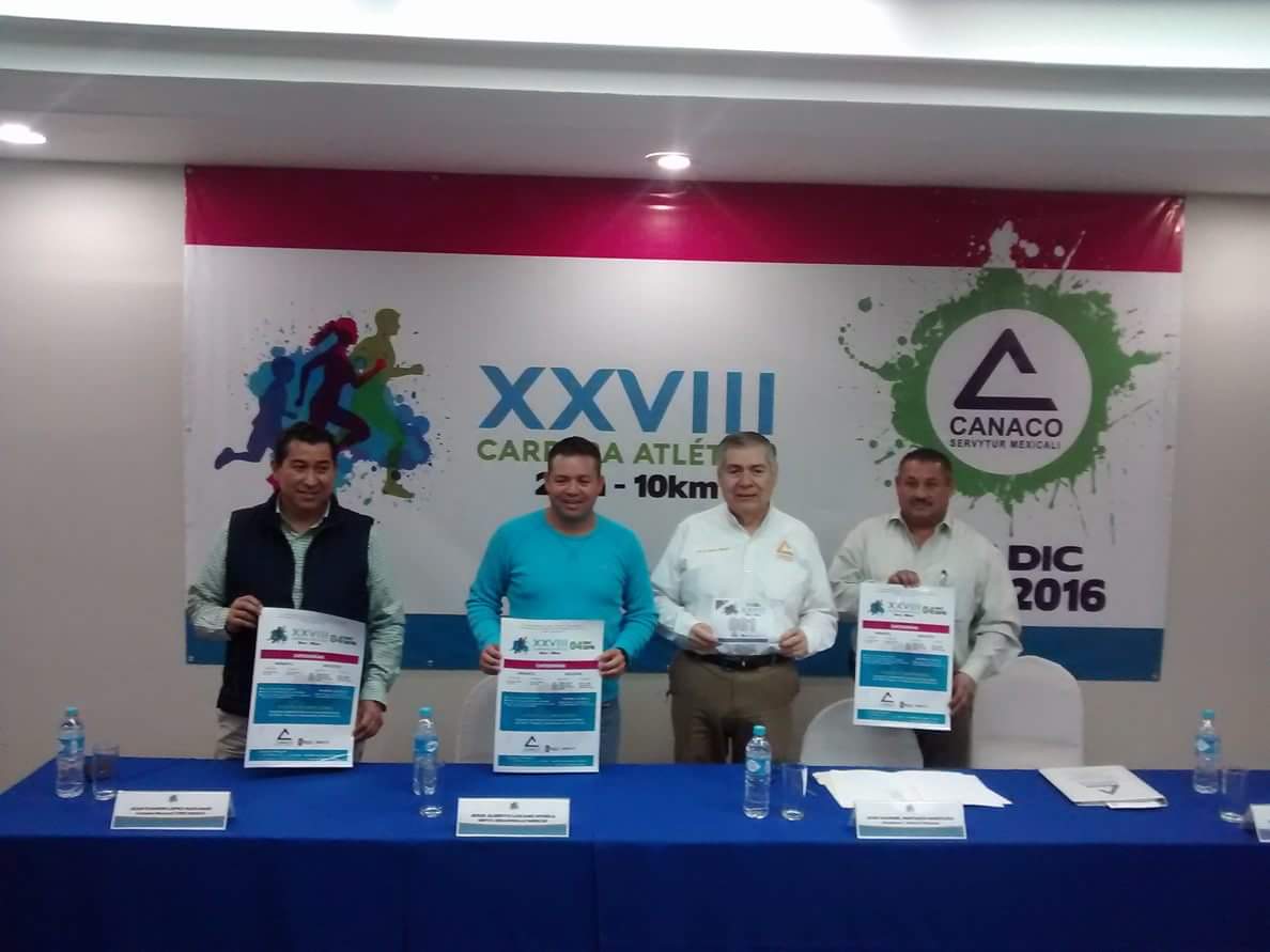 Rueda de Prensa XXVIII Carrera Atlética Canaco 2016.