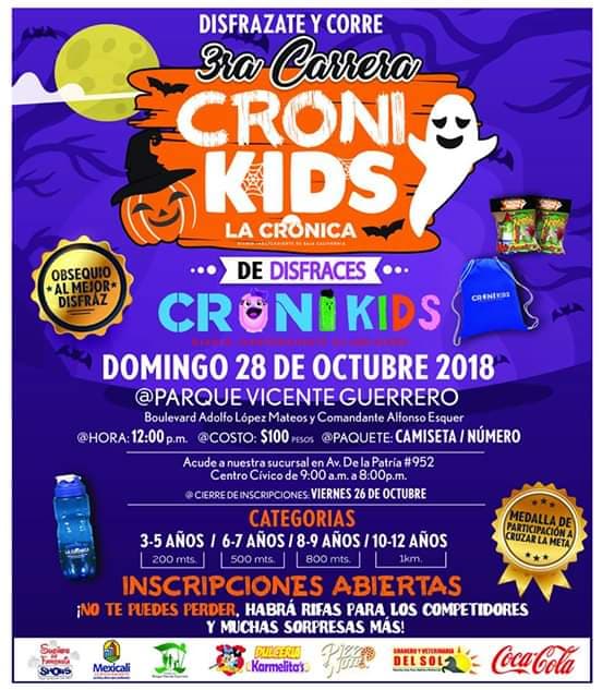 3ra. Carrera CroniKids. (28/10/2018)