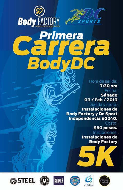 Primera Carrera Body DC 5K. (09/02/2019)