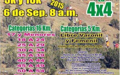 Carrera Atlética La Presa en Tijuana.(06/09/15)
