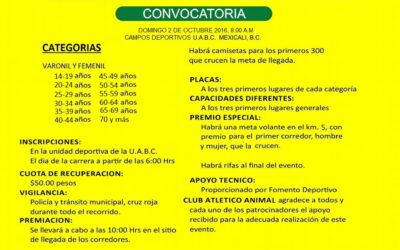 7ma. Carrera Atlética «Club Atlético Animal» 10 Km. (02/10/2016)