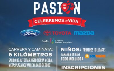 1ra. Carrera Atlética «Corre con Pasión»  2 y 6 Km. (15/11/2014)