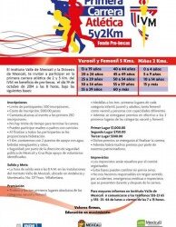 Primera Carrera Atlética 5 y 2 Km. (IVM) 19 de Octubre de 2014