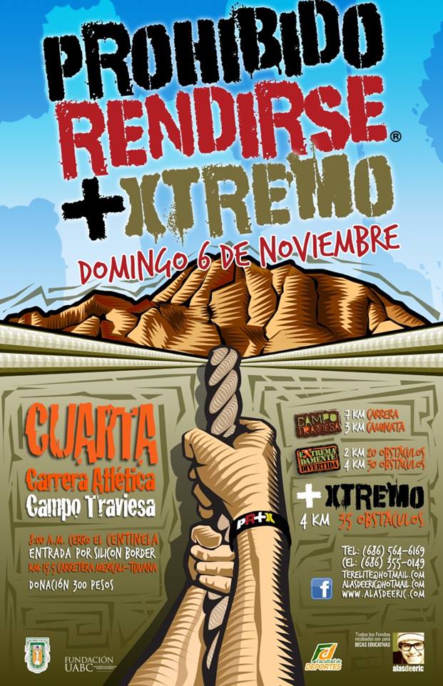 4ta. Carrera Atlètica Campo Traviesa «Prohibido Rendirse». (06/11/2016)