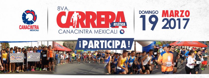 8va. Carrera Atlética Canacintra Mexicali. 10, 5 y 2 Km. (19/03/2017)